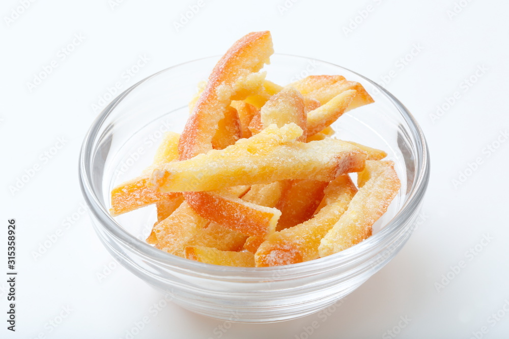 Image of dried orange peel from Thailand Image of dried orange peel from Thailand