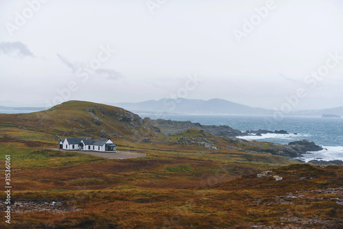 house at sea shore in ireland