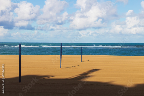Yellow beach in Gran canaria, islas canarias, Spain