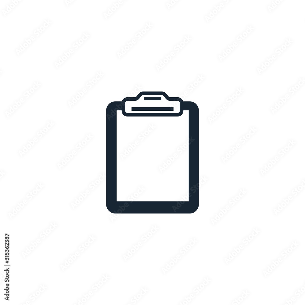 Clipboard creative icon. From Stationery icons collection. Isolated Clipboard sign on white background Clipboard creative icon. From Stationery icons collection. Isolated Clipboard sign on white background