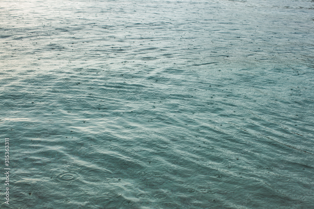 Obraz premium waves on water
