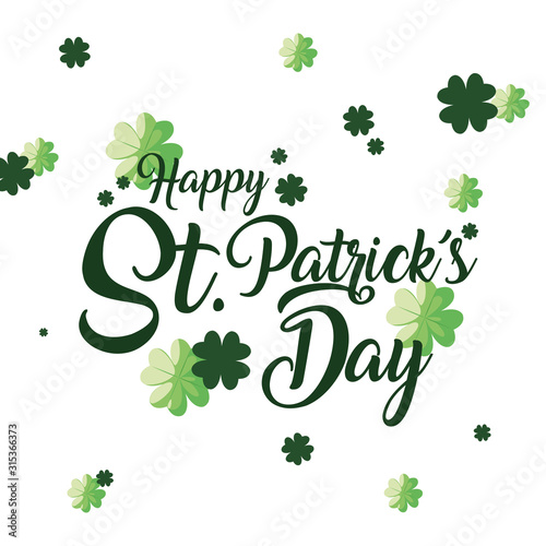 Happy saint patricks day vector design