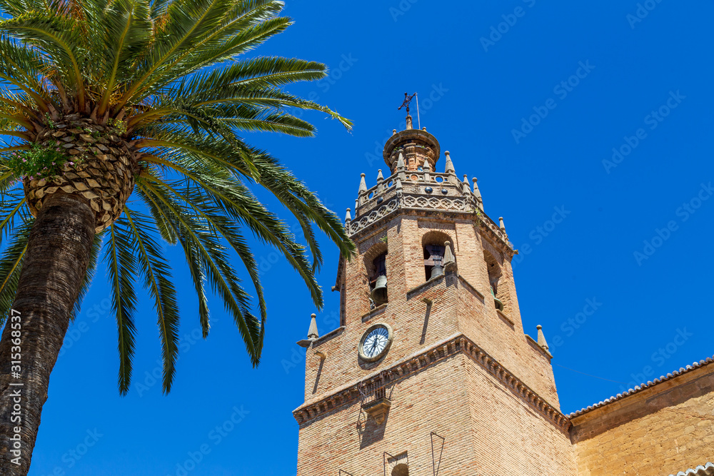 Santa Maria Church in Ronda, Spain