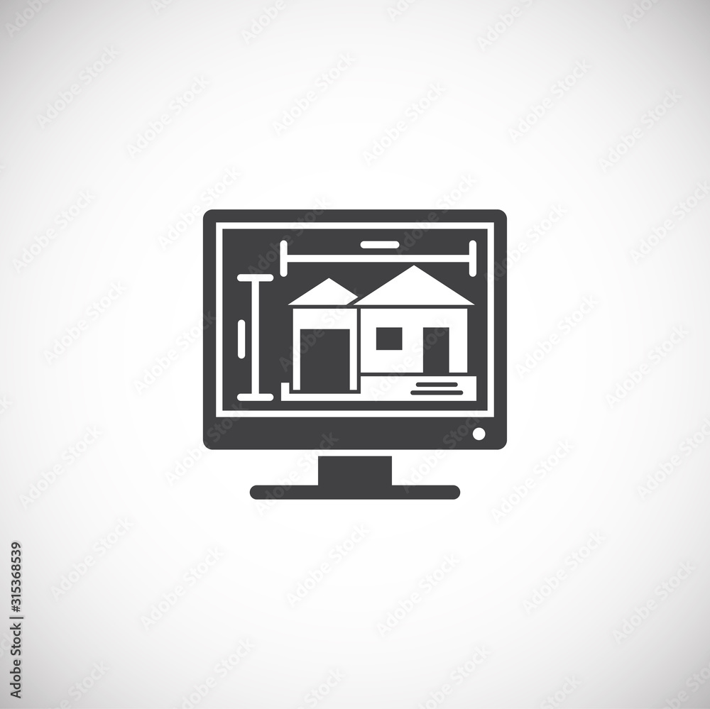 Engineering related icon on background for graphic and web design. Creative illustration concept symbol for web or mobile app Engineering related icon on background for graphic and web design. Creative illustration concept symbol for web or mobile app