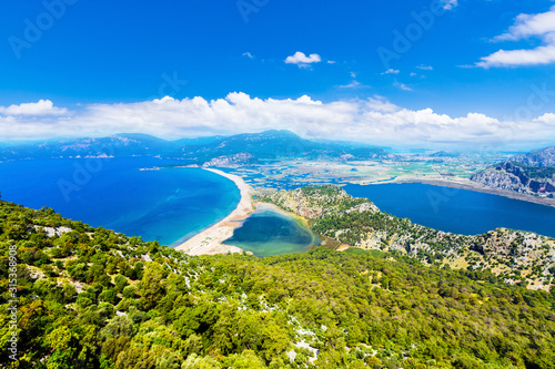 Fototapeta Naklejka Na Ścianę i Meble -  Iztuzu Beach Dalyan Village izmir - Turkey