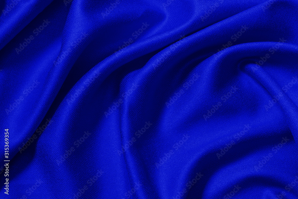 Blue cloth waves background texture. Blue cloth waves background texture.