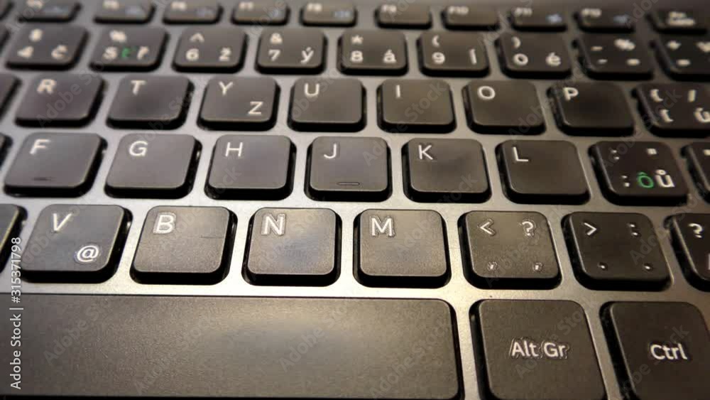 Laptop, Notebook, Computer keyboard, closeup, detail Laptop, Notebook, Computer keyboard, closeup, detail