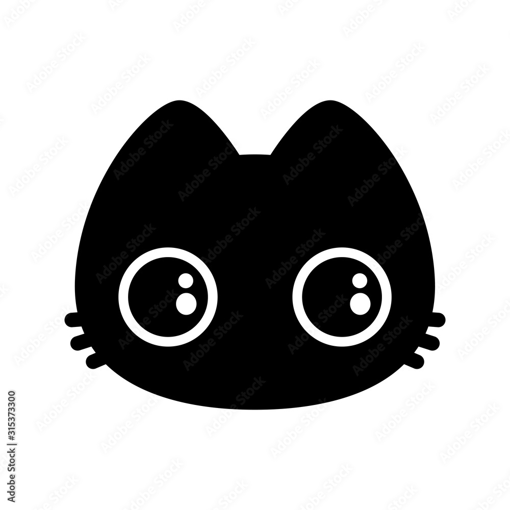 cat vector kitten icon logo symbol cartoon character illustration doodle design