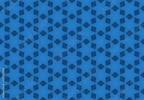 Seamless geometric pattern design illustration. Background texture. Used gradient in blue color.