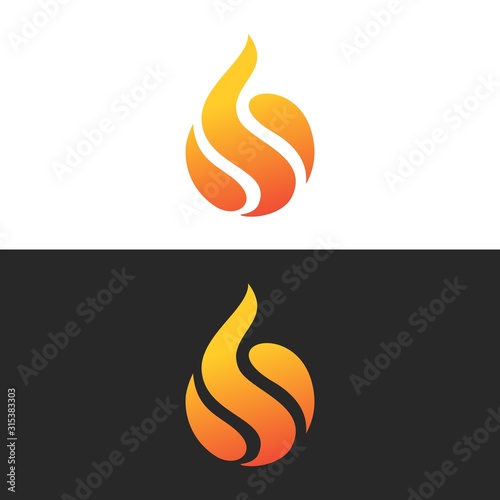 LETTER B BURN LOGO