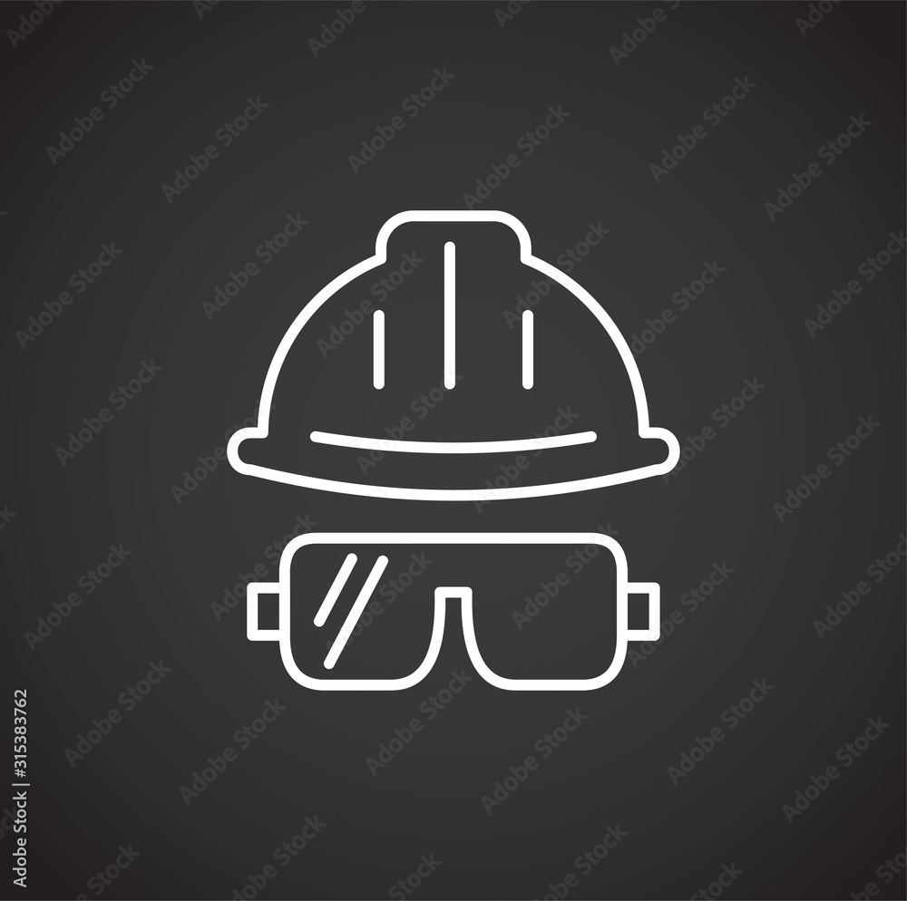 Construction related outline icon on background for graphic and web design. Creative illustration concept symbol for web or mobile app Construction related outline icon on background for graphic and web design. Creative illustration concept symbol for web or mobile app