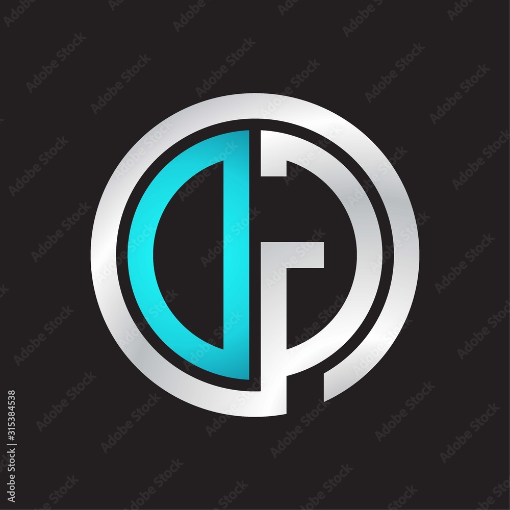 OG Initial logo linked circle monogram OG Initial logo linked circle monogram