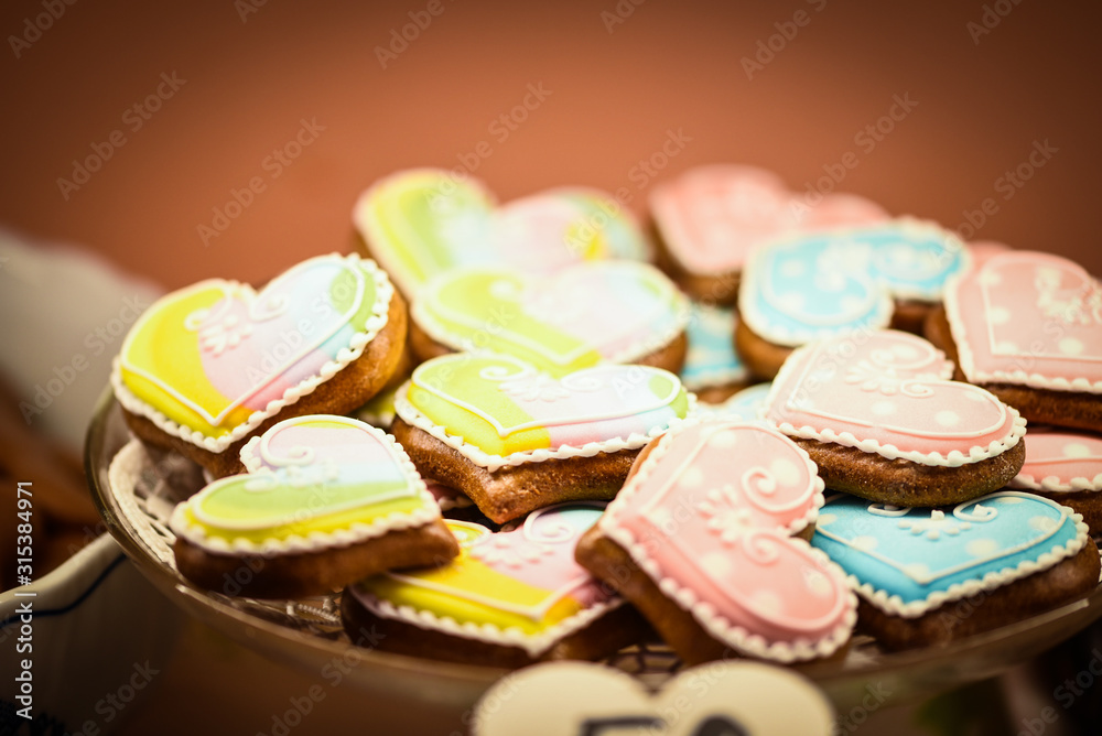 delicious artisanal ginger bread close up delicious artisanal ginger bread close up