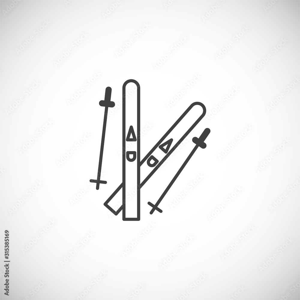 Winter related icon on background for graphic and web design. Simple illustration. Internet concept symbol for website button or mobile app Winter related icon on background for graphic and web design. Simple illustration. Internet concept symbol for website button or mobile app