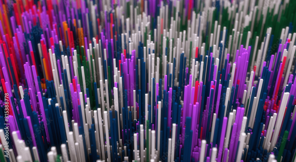 3d render. Abstract sculpture background 3d render. Abstract sculpture background