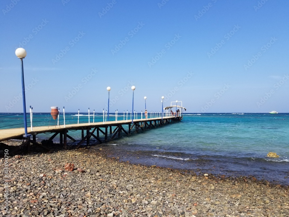 Obraz premium Steg am Meer 2