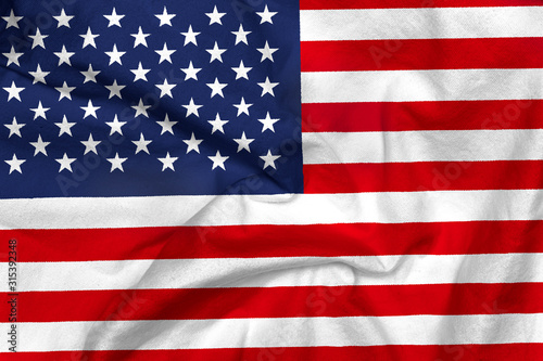 US American flag as background © estherpoon