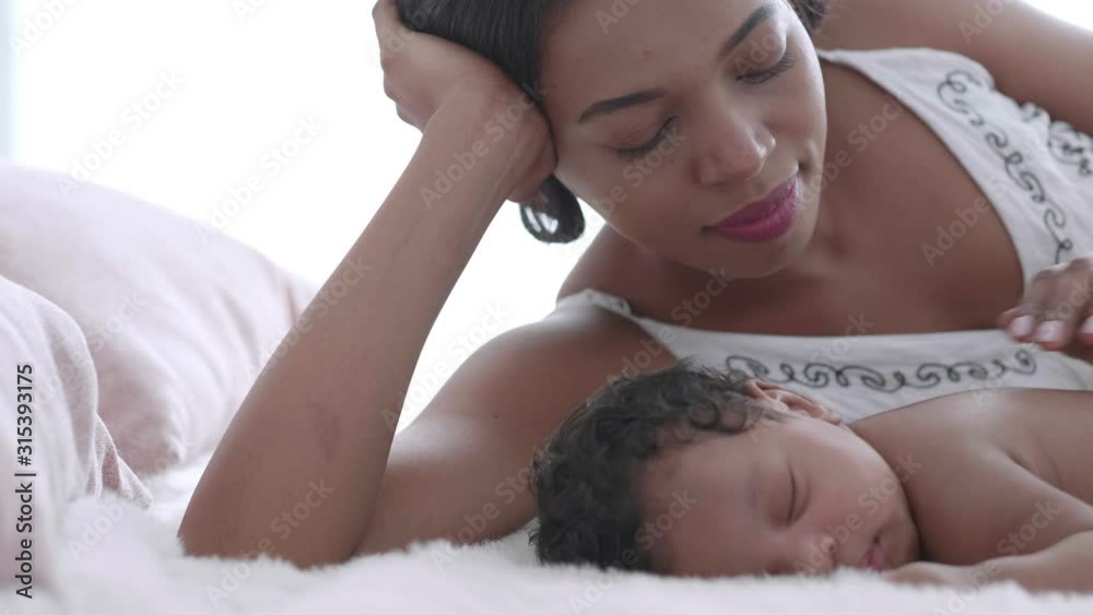 Mother Take Care her newborn baby. Mother Take Care her newborn baby.