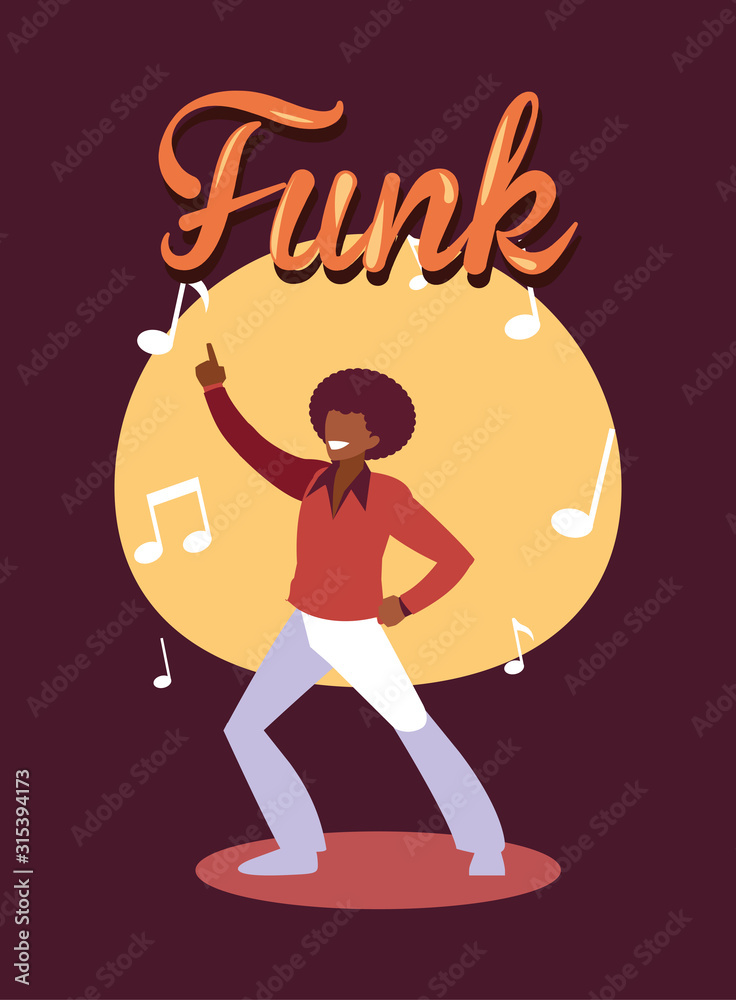 Music dancer and notes vector design Music dancer and notes vector design