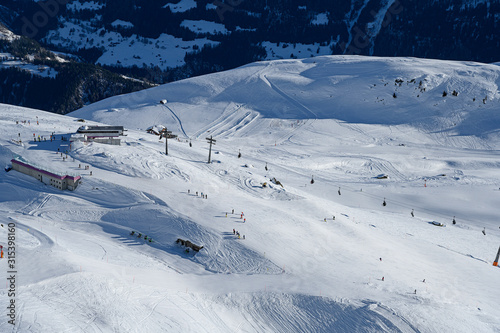 Fotografía Skisport auf der Bettmeralp, Goms, Wallis, Schweiz