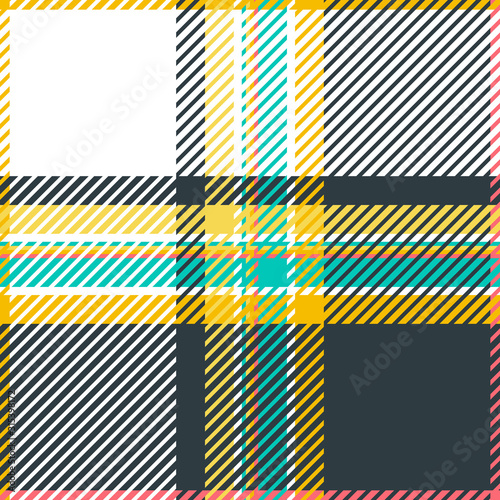 Plaid or tartan vector is background or texture in many color