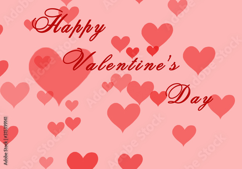 Valentine's day greeting card for all lovers