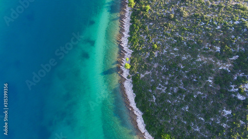 Aerial view Croatia sea © FeeLife