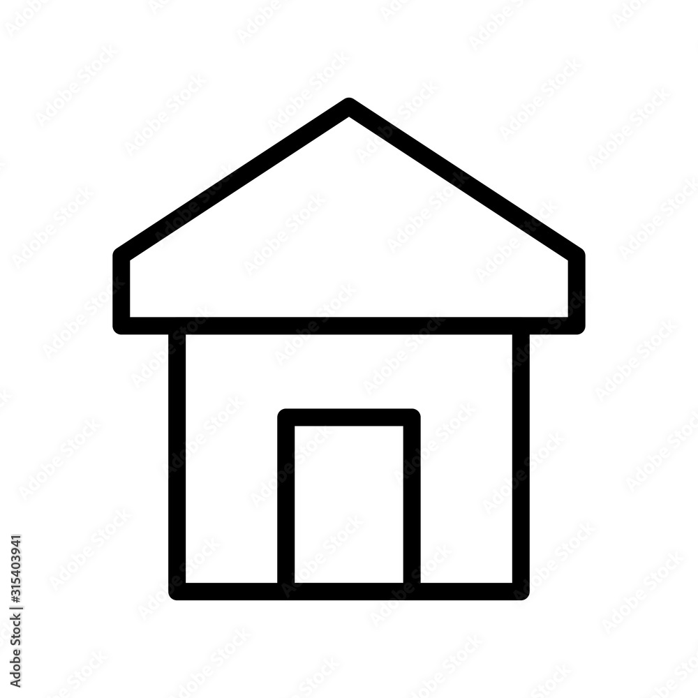 Home icon vector template illustration design Home icon vector template illustration design