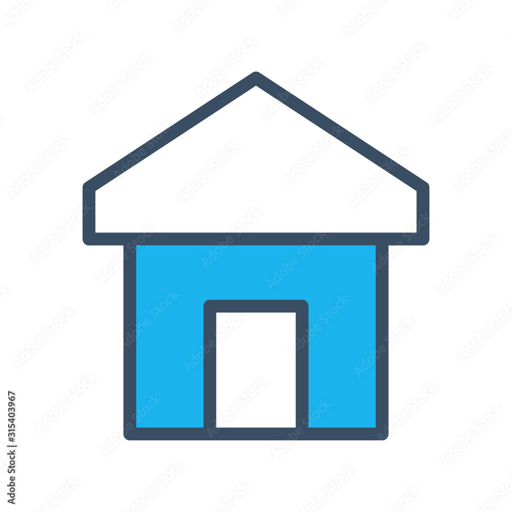 Home icon vector template illustration design Home icon vector template illustration design