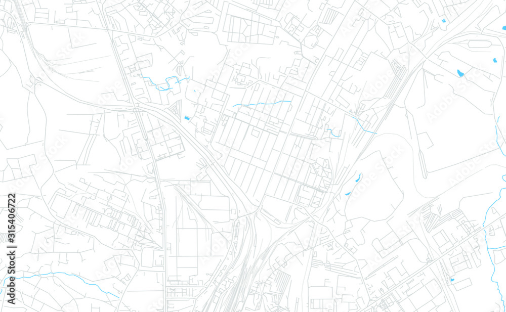 Kaluga, Russia bright vector map Kaluga, Russia bright vector map