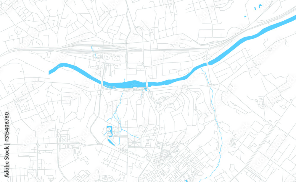 Fototapeta premium Smolensk, Russia bright vector map