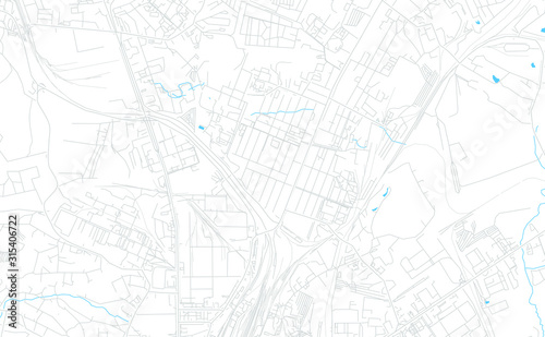 Kaluga, Russia bright vector map