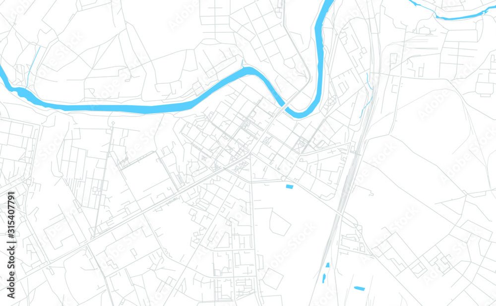 Podolsk, Russia bright vector map Podolsk, Russia bright vector map