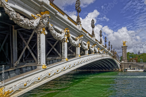 Alexandre III bridge in paris