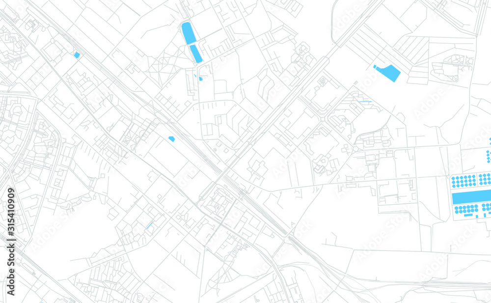Lyubertsy, Russia bright vector map Lyubertsy, Russia bright vector map