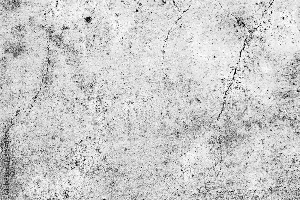 Obraz premium Texture of a concrete wall with cracks and scratches which can be used as a background