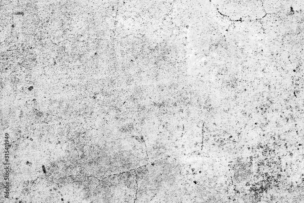 Fototapeta premium Texture of a concrete wall with cracks and scratches which can be used as a background