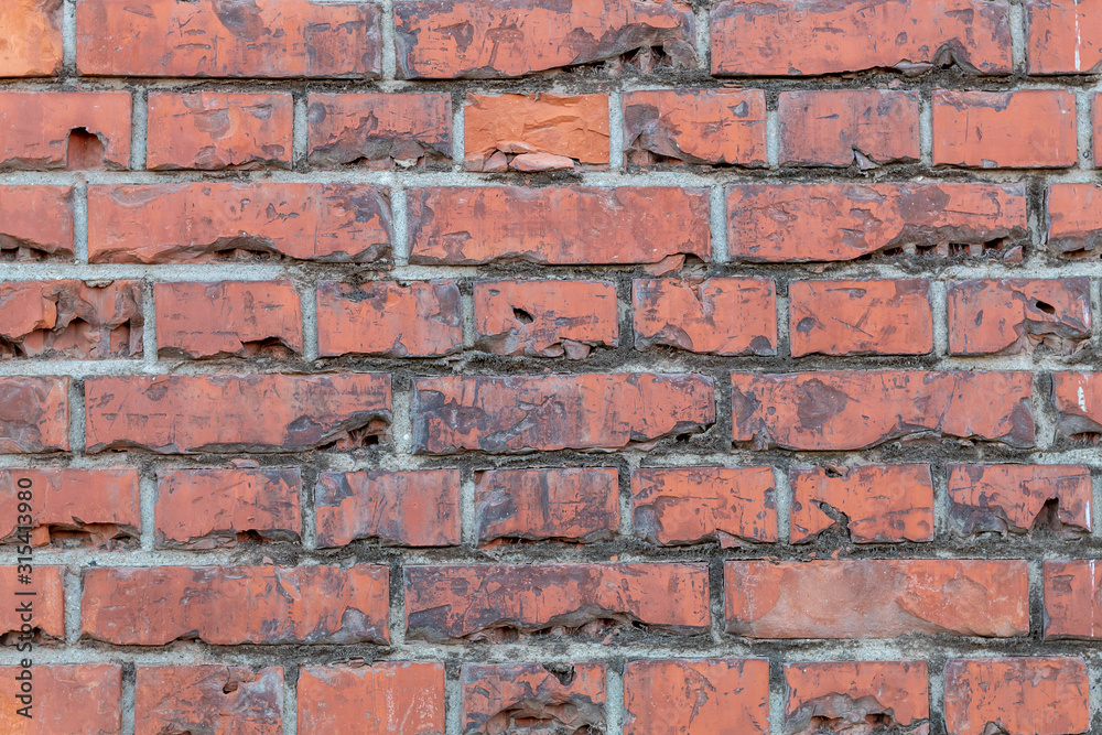 Fototapeta premium Old Weathered Brick Wall Texture