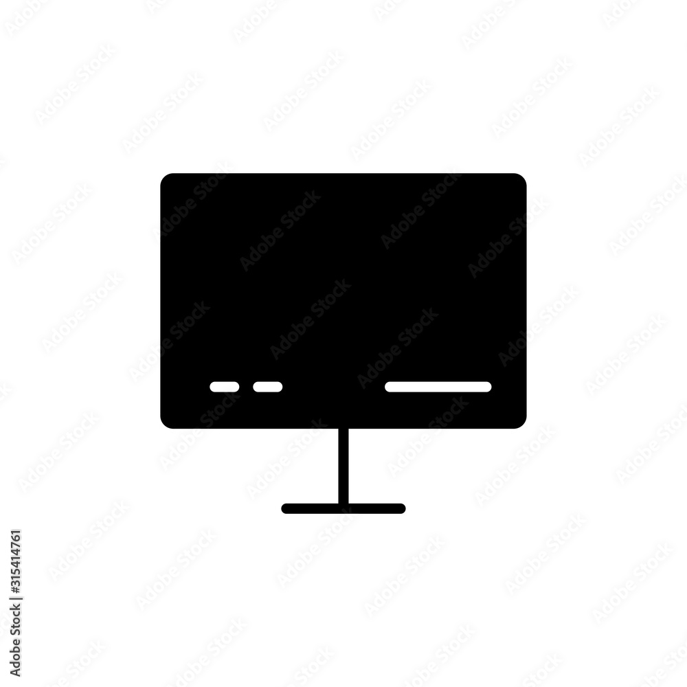 Monitor icon. Design template vector Monitor icon. Design template vector