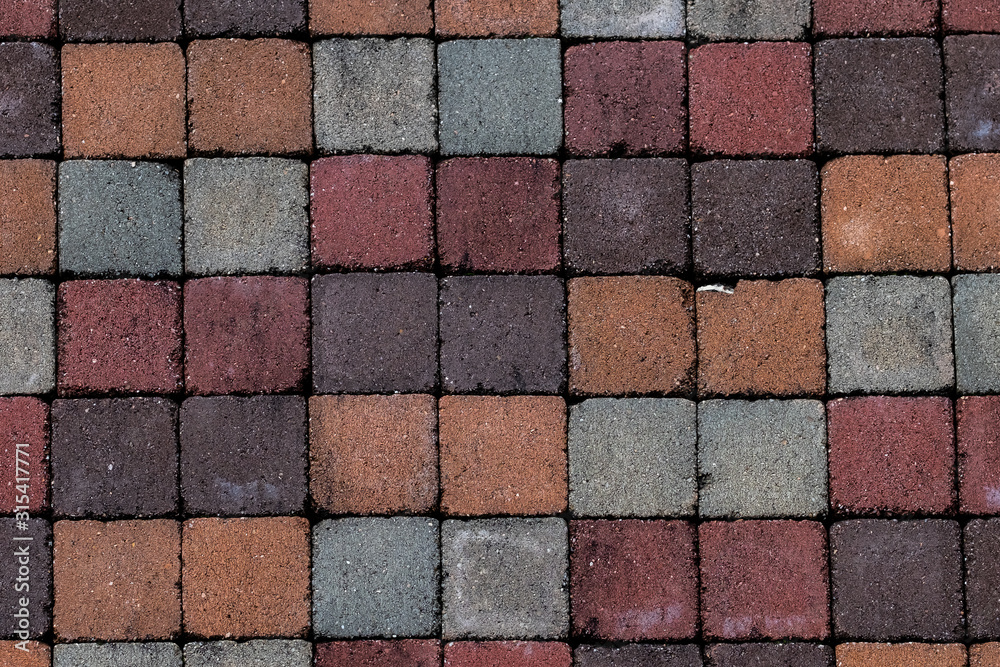 Arrière plan texture pavés couleur brique Arrière plan texture pavés couleur brique