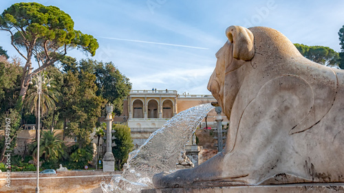 Rome Lion Fountain © Antony McAulay