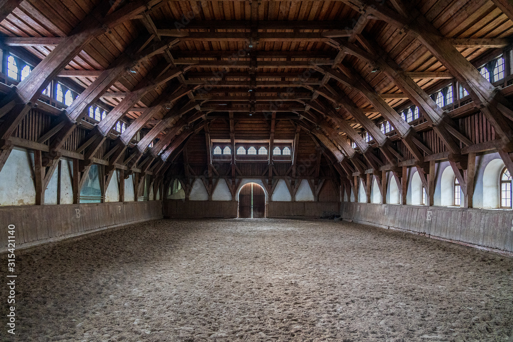 old horse stall in Poland