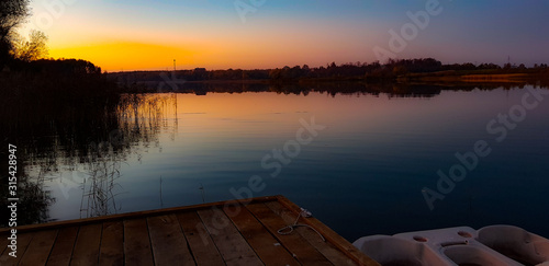 sunset on the lake Track