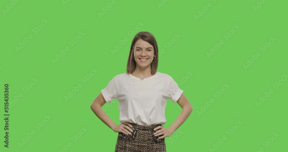 Happy smiling woman Happy smiling woman