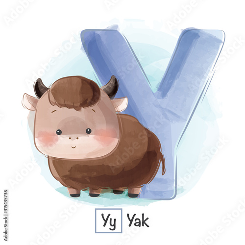Animal Alphabet Y