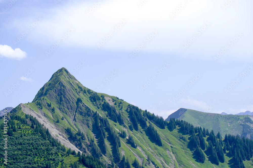 Fototapeta premium Faschina - Damüls - Mittagsspitze - Hahnenköpfle - Vorarlberg 