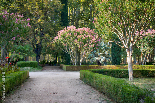 Devesa park in Girona city, Catalonia, Spain