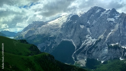 Great view of the top Cadini di Misurina range in National Park Tre Cime di Lavaredo. Dolomites, South Tyrol. Location Auronzo, Italy, Europe. Dramatic unusual scene. Beauty world.
