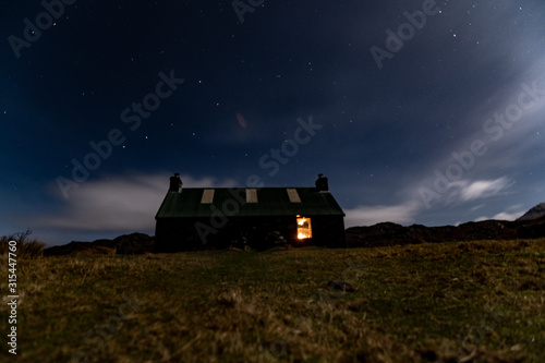 Moon Lit House