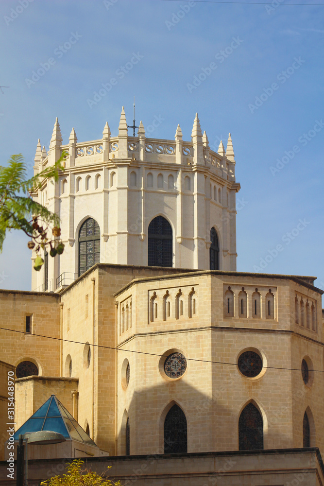 Detalle de la Concatedral de Santa María, Castellón, España